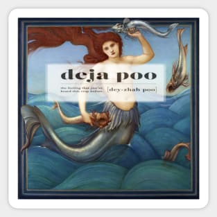 deja poo Sticker